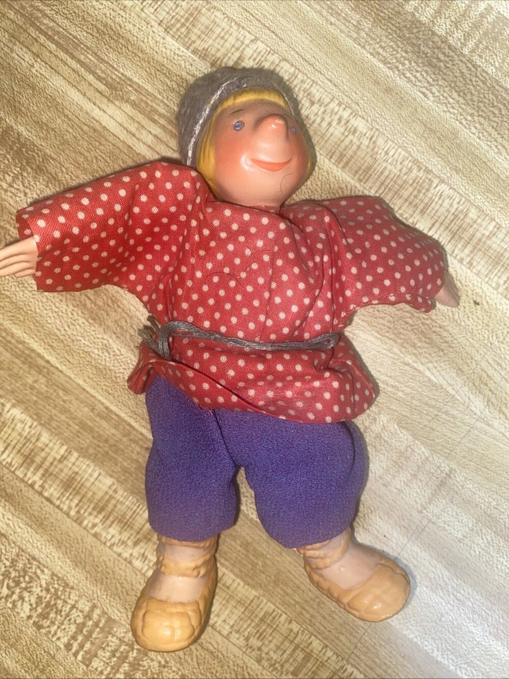 Vintage Soviet Era Russian Doll USSR Emelya 6.5”